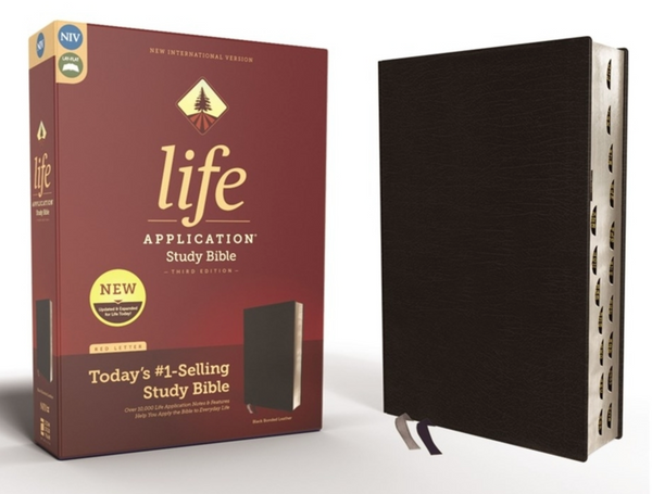 NIV Life Application Study Bible (Top-Grain Black Leather)