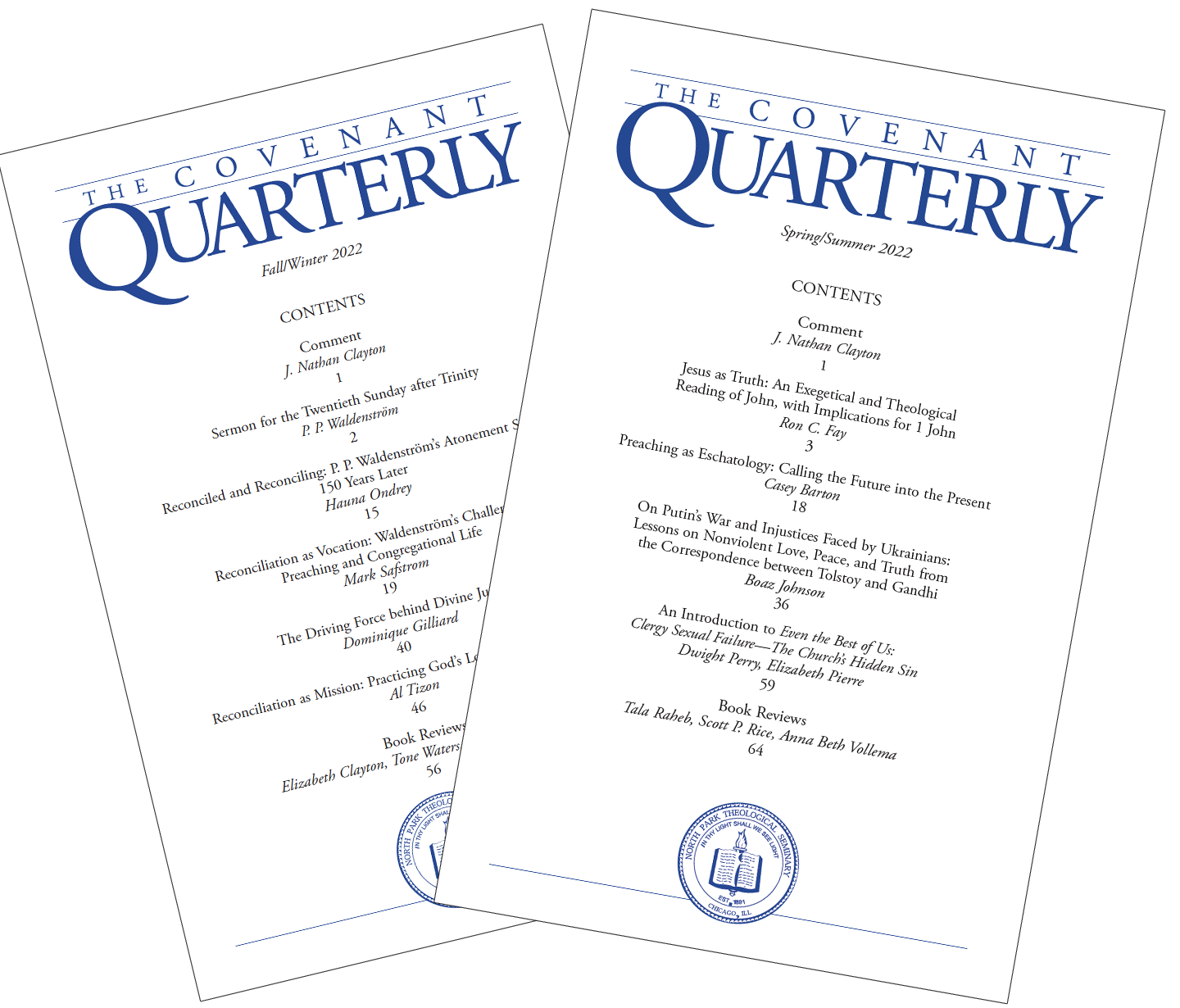 Covenant Quarterly: One Year Subscription