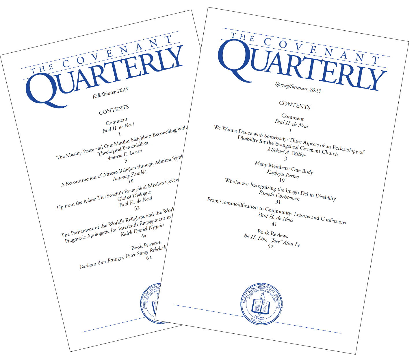 Covenant Quarterly: One Year Subscription