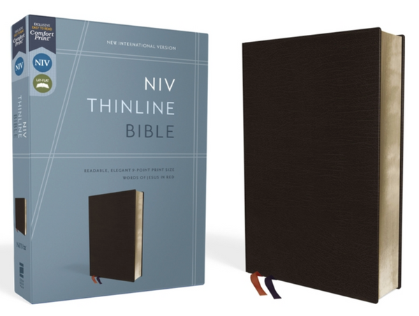 Thinline Bible-NIV Black Bonded Leather