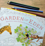 Garden of Eden Coloring Book: Beautiful Bible Scenes to Color and Inspire
