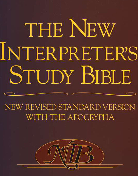 The New Interpreter's Study Bible, NRSV (Hardcover)