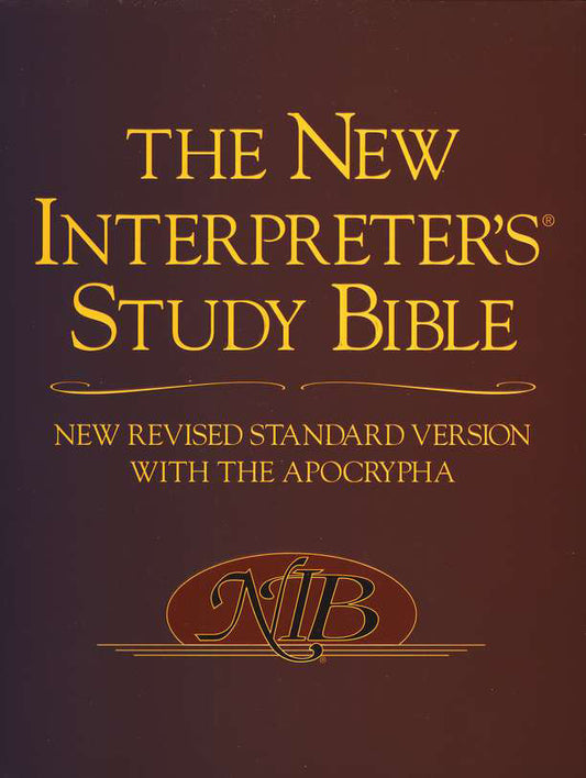 The New Interpreter's Study Bible, NRSV (Hardcover)