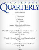 Covenant Quarterly: Single Copy